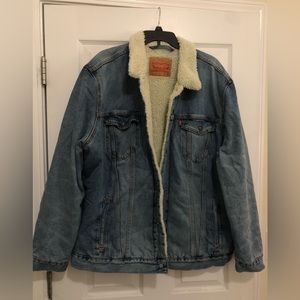 Levi Sherpa Jean Jacket, 3XL